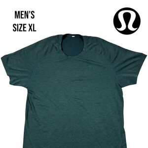 Lululemon Metal Vent Tech Short‎ Sleeve 2.0 Men's XL Green Seamless Training Gym